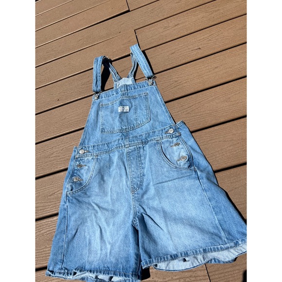 Levi's Pants - Levi Strauss Bib Shortalls Overall Two horse Brand 90s Denim Jean Small Levi's